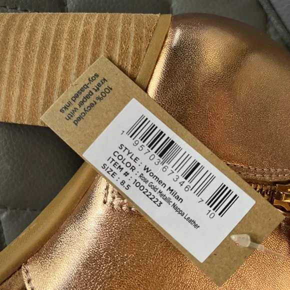 Tom’s Milan heel in Gold - women’s 8.5 - Picture 5 of 9